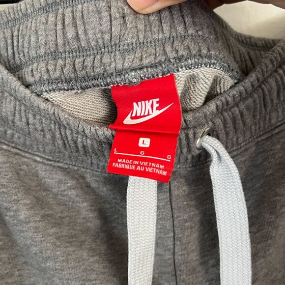 Nike Air Sportswear Athletic Shorts Gray Elastic Drawstring Pockets L - Picture 5 of 5